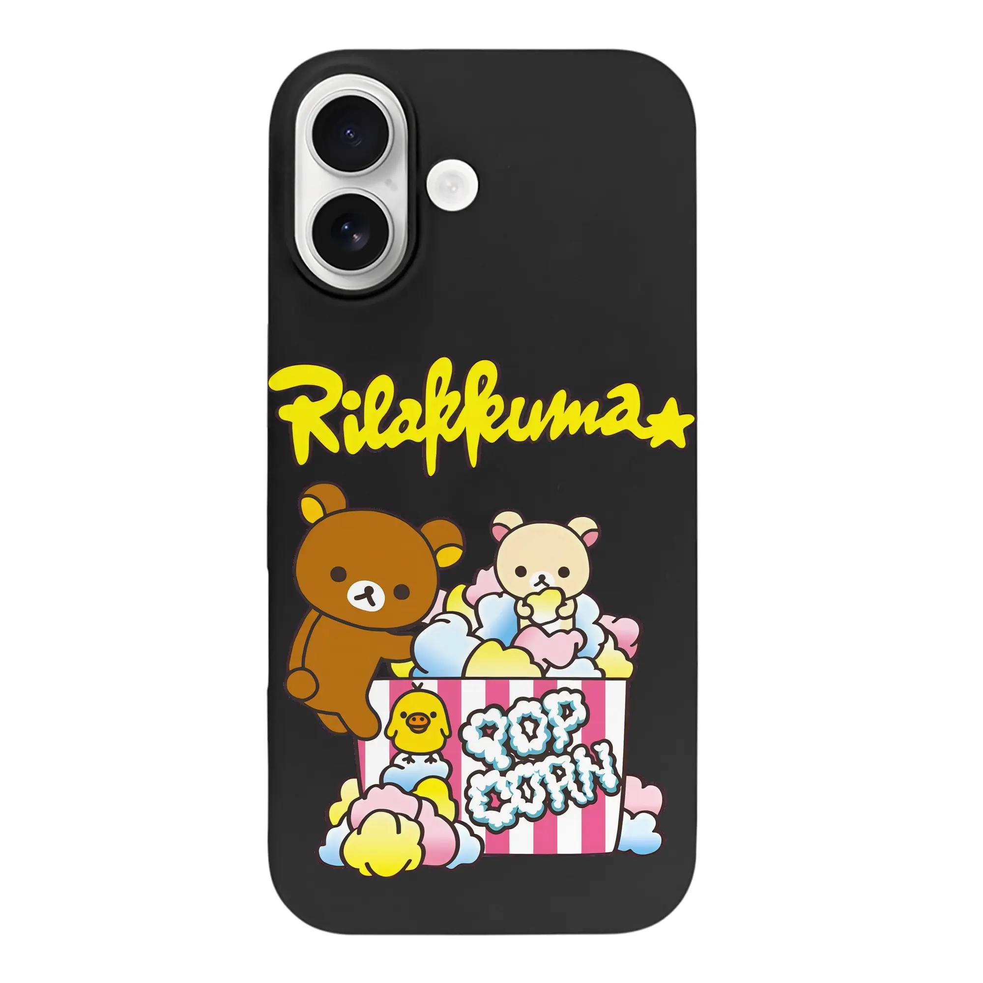 リラックマ (Rilakkuma) グッズ リラックマ (Rilakkuma) - iPhone 17 シリーズ シリコンケース 薄型 耐衝撃 指紋防止 ソフトタッチカバー 精密フィット 傷防止 保護ケース iPhone 17/17 Air/17 Pro/17 Pro Max 対応